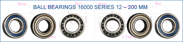 Deep Groove 16000 Series 12-200 mm
