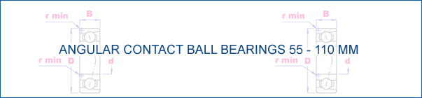 Angular Contact Ball Bearings 55-110 mm