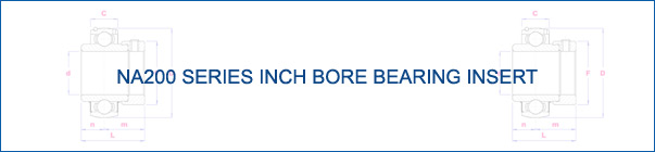 NA200 Series Inch Bore Bearing Insert 