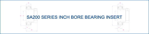 SA200 Series Inch Bore Bearing Insert