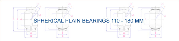 Spherical Plain Bearings 110-180 mm