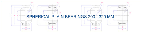 Spherical Plain Bearings 200-320 mm