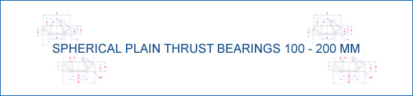 Spherical Plain Thrust Bearings 100-200 mm