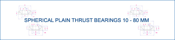 Spherical Plain Thrust Bearings 10-80 mm
