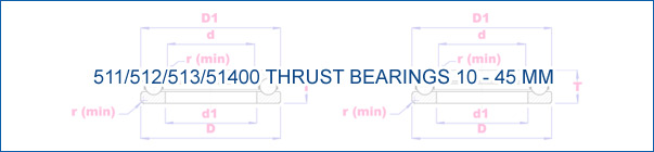 Thrust Bearing 10-45 mm
