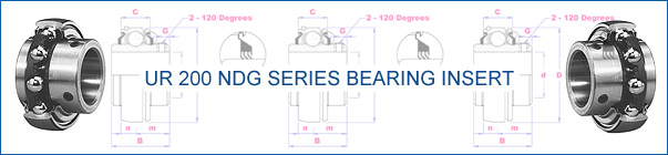 UR200NDG Series Bearing Insert