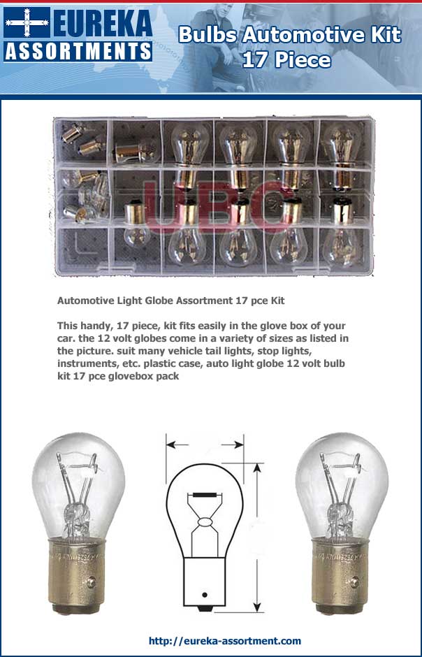 Auto Bulbs Kit 12 Volt