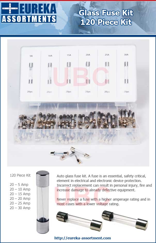 Auto Glass Fuse Kit 3AG