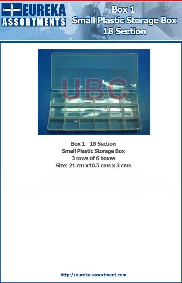 Box 1 - Small Plastic Storage Box