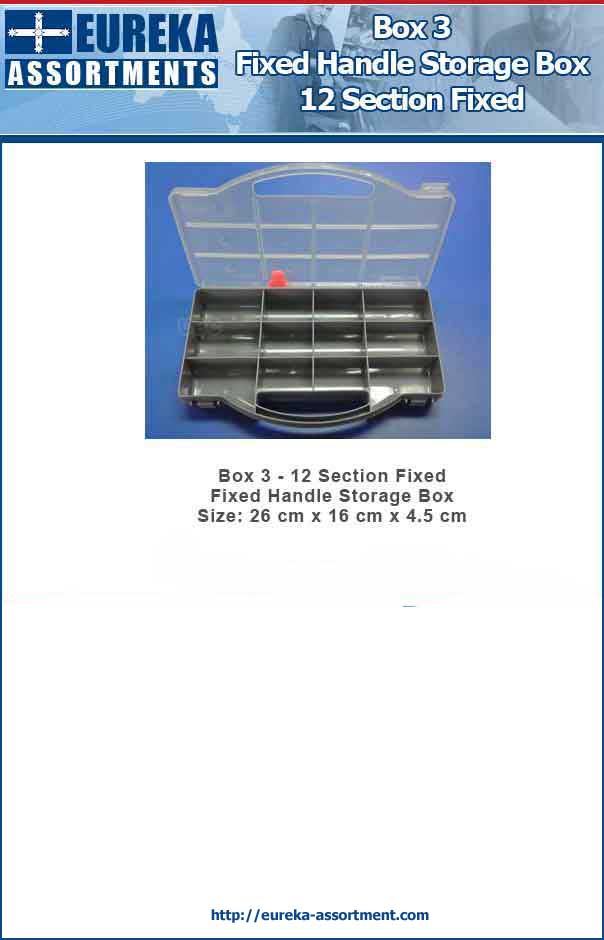 Box 3 - Fixed Handle Storage Box