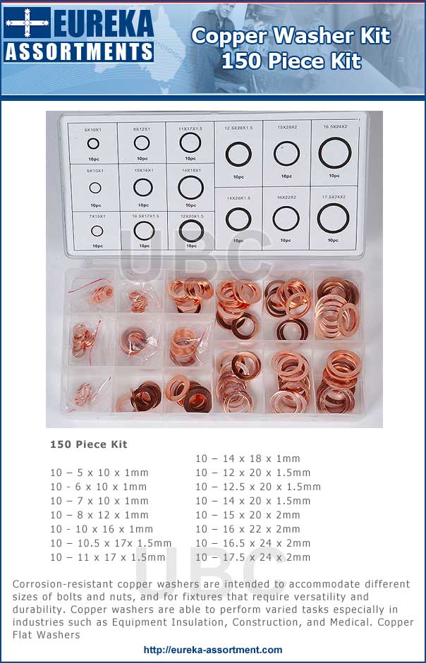 Copper Washer Kit