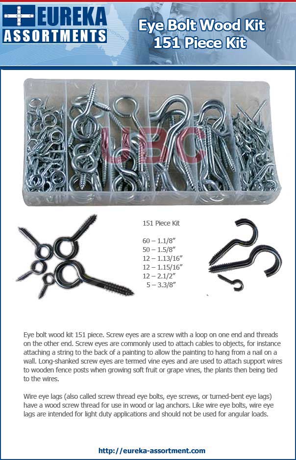 Eye Bolt Wood Kit
