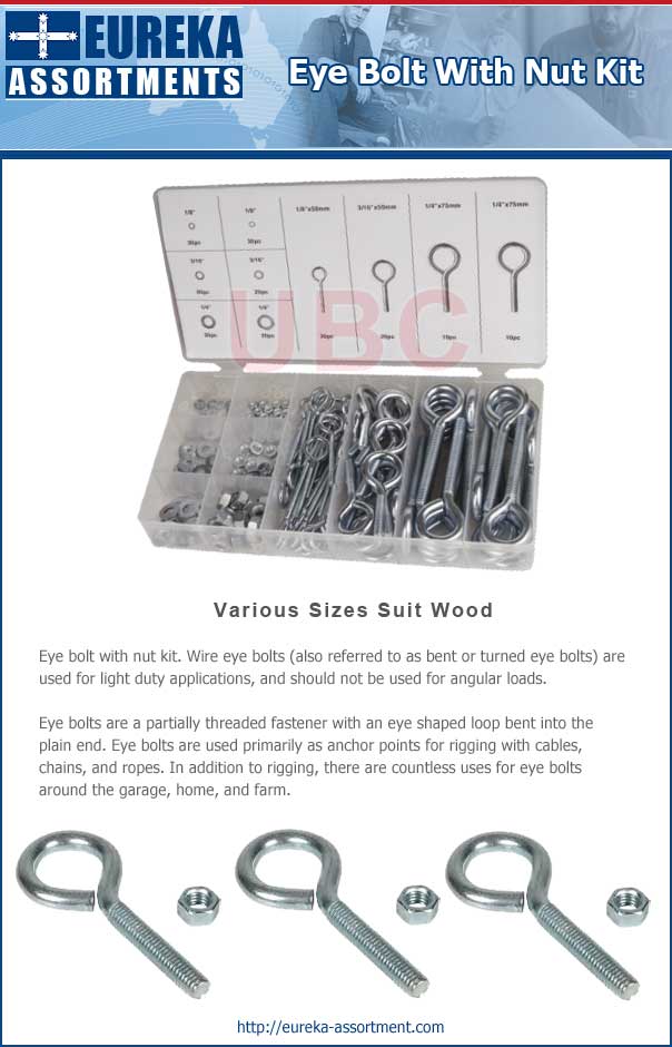 Eye Bolt with Nut Kit