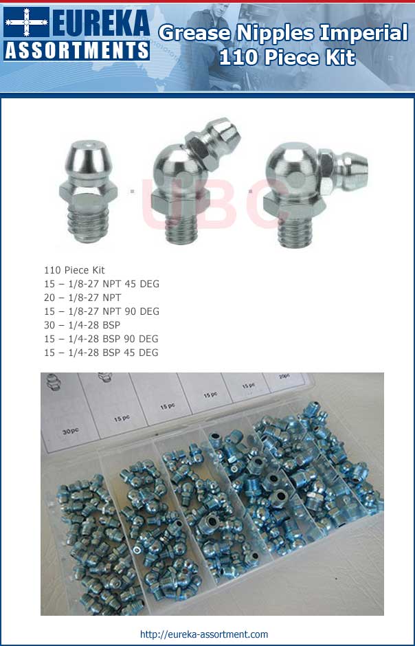 Grease Nipples Imperial Kit 