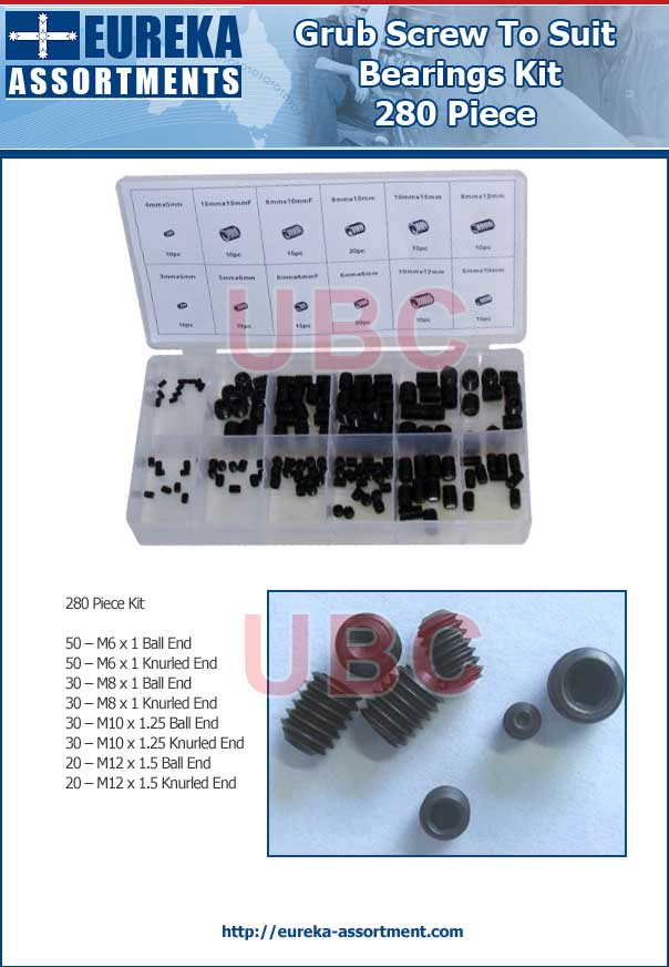 Grub Screw to Suit Bearings Kit
